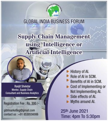 GIBF Master Class - Supply Chain Management using Intelligence or Artificial Intelligence