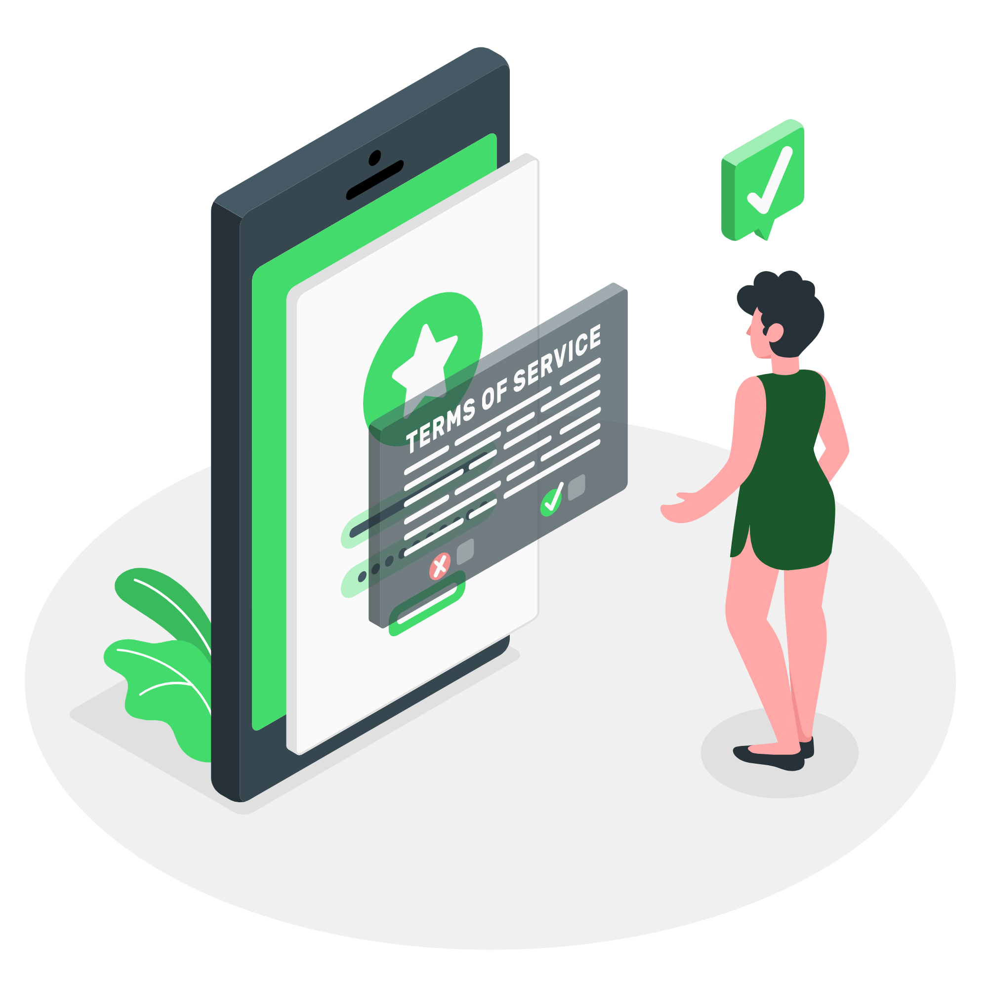 Terms and Conditions Illustration