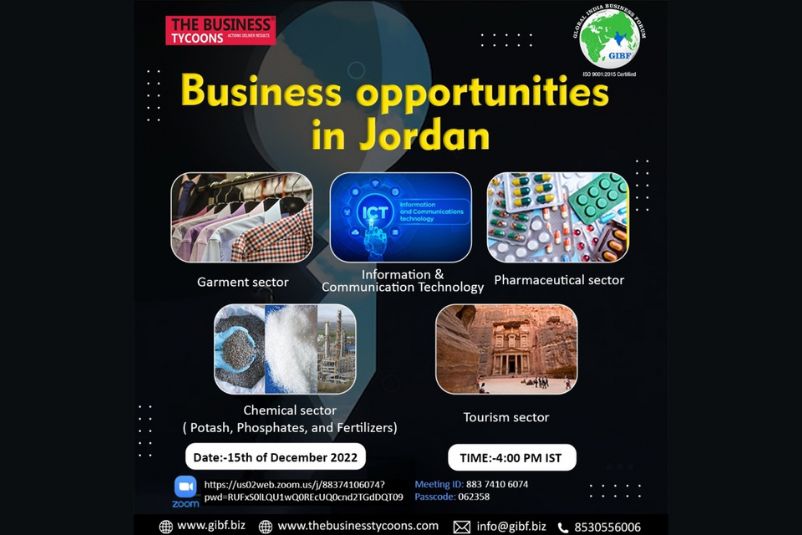 GIBF Country Connect Webinar 2022 - Business Opportunities in Jordan