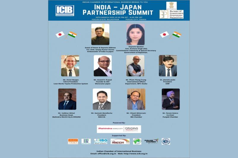 GIBF Country Connect Webinar 2021 - India - Japan Partnership Summit 2021