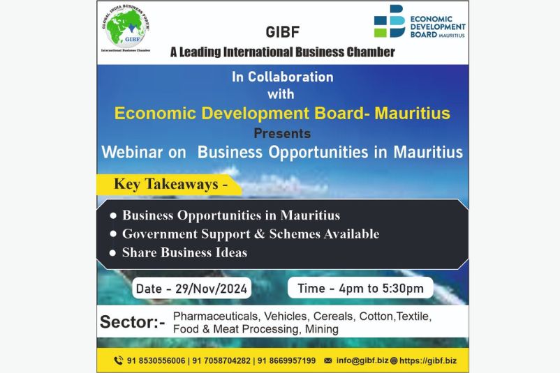 GIBF Country Connect Webinar 2024 - Investment and Business Opportunities in Mauritius