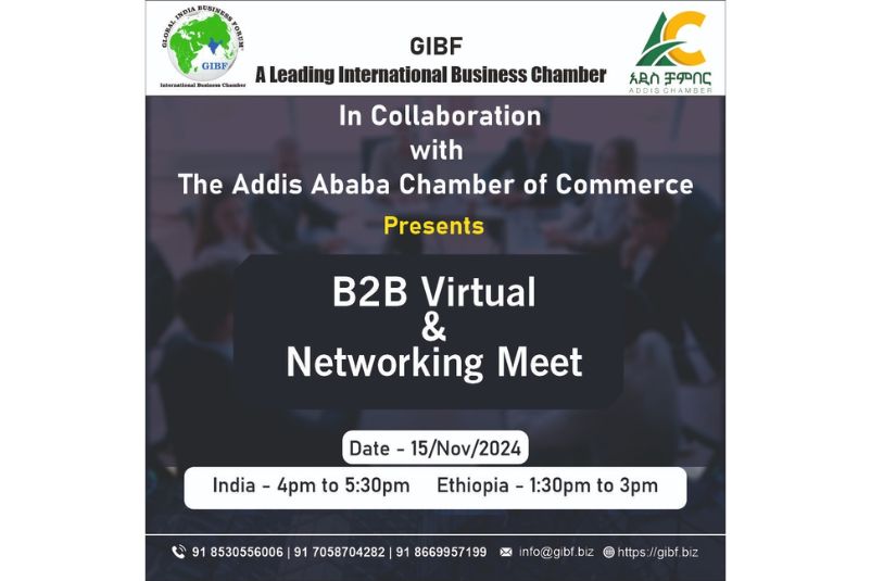 GIBF Country Connect Webinar 2024 - Virtual B2B Meeting by GIBF and Addis Ababa Chamber of Commerce and Sectoral Association