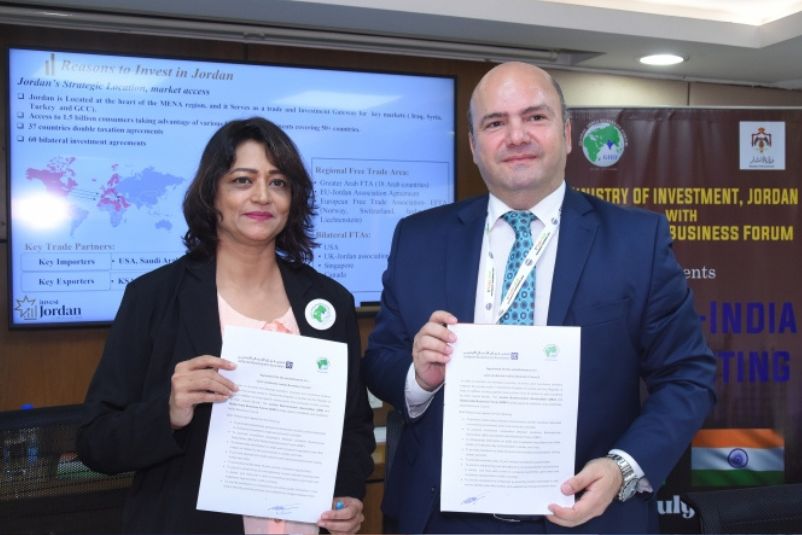 Officials from India and Jordan strengthening bilateral ties at GIBF event