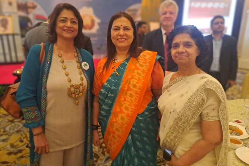 Cultural gathering celebrating Belarus Independence Day with diplomats and guests