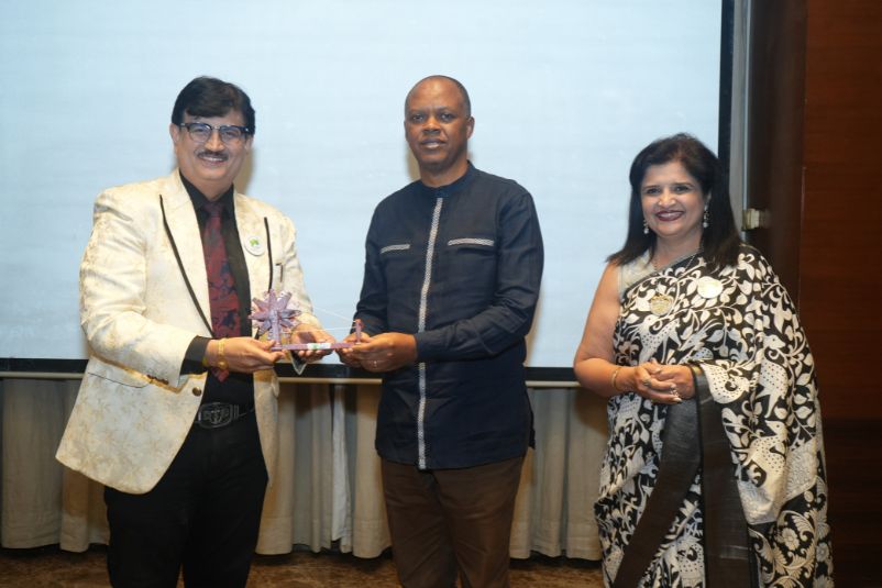 Trade representatives attending the India–Africa Business Conclave