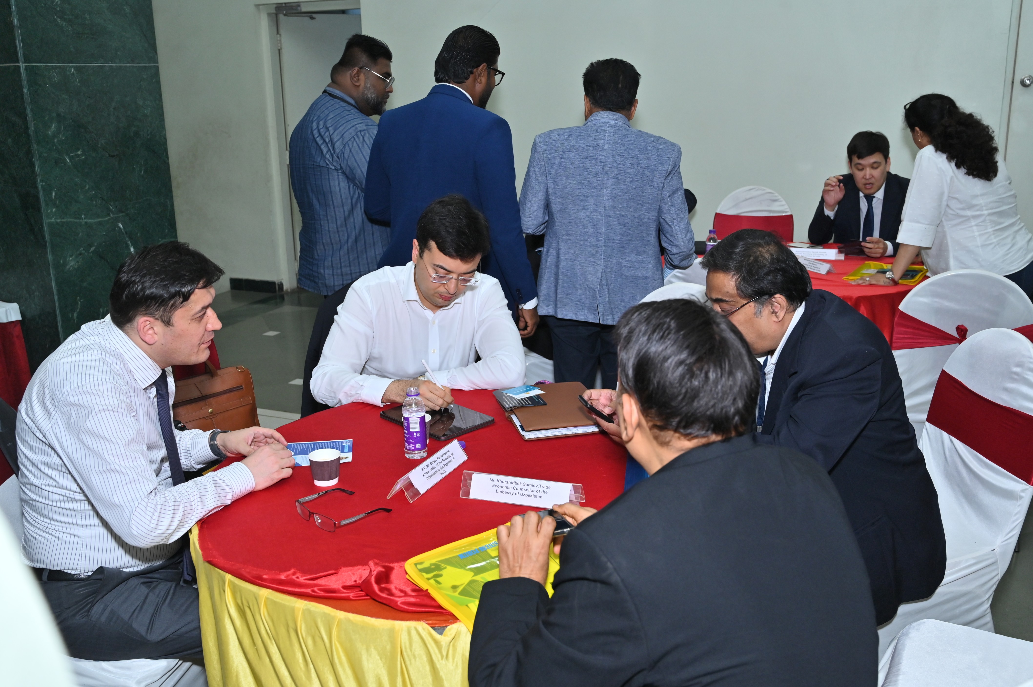 Global India Business Forum collaboration with Embassy of Fiji, February 2025Delegates discussing India–Central Asia economic cooperation