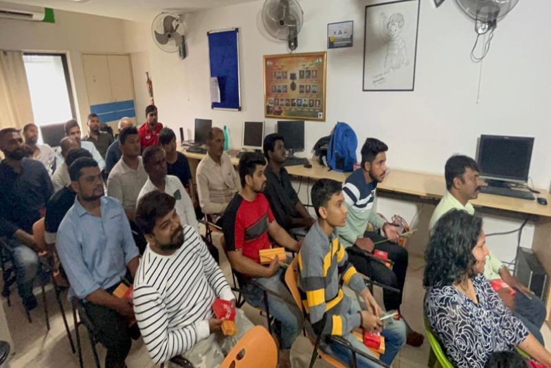 Entrepreneurs receiving recognition at GIBF’s MSME Day event