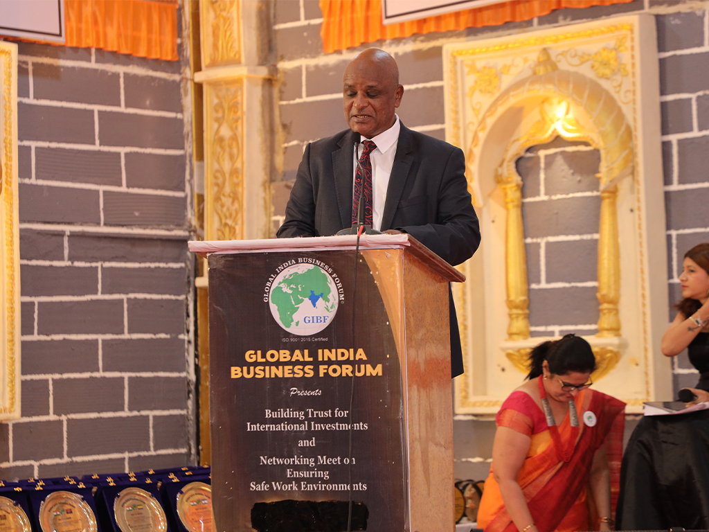 Delegates with H.E. Demeke Atnafu Ambulo at GIBF’s digital launch