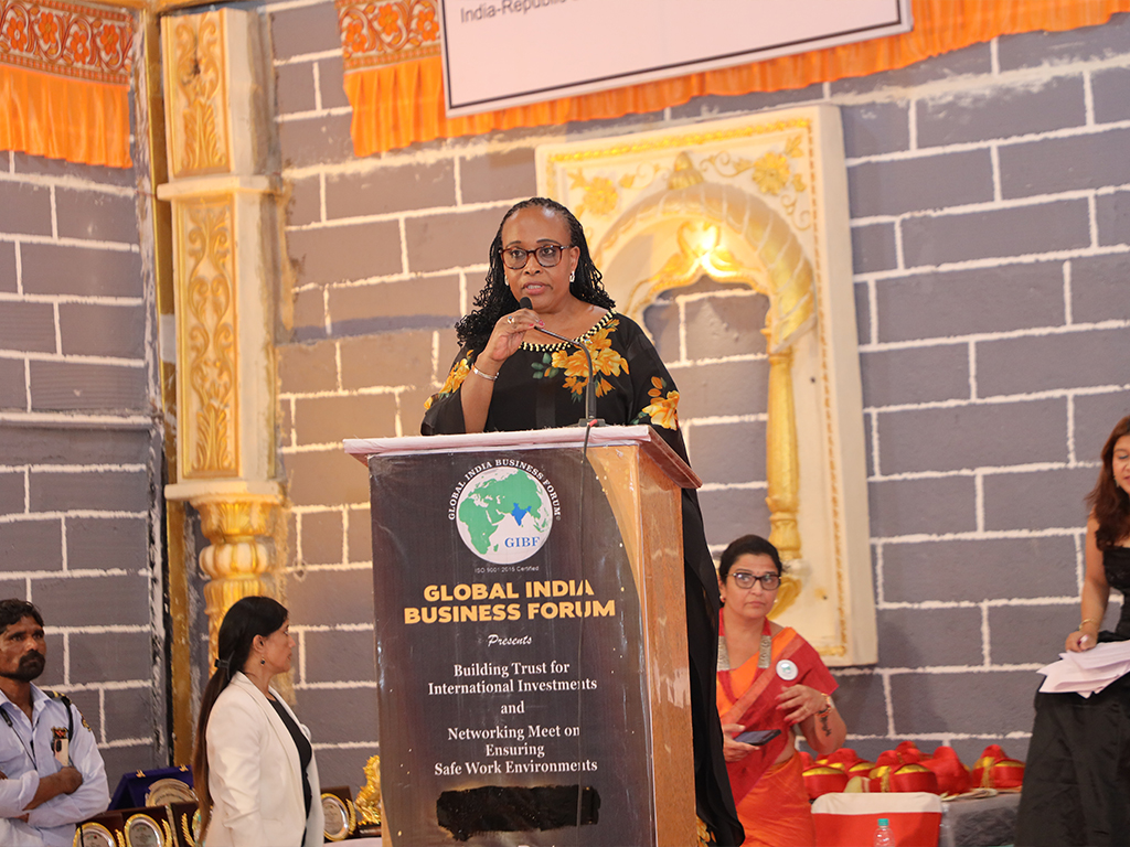 GIBF event promoting bilateral trade and investment between India and BelarusAmbassador Demeke Atnafu Ambulo participates in India–Ethiopia diplomatic event