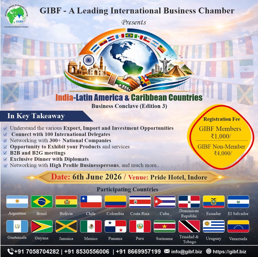 India–Latin America and Caribbean (LAC) Countries Business Conclave (Edition 3), Indore